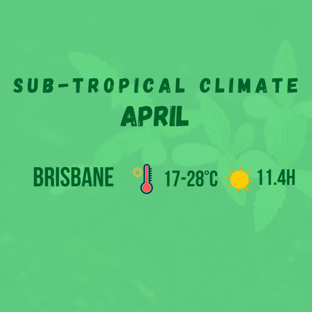 sub tropical climate diagram