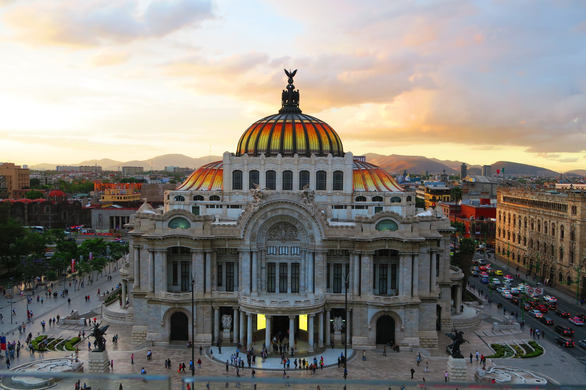 building from above in Mexico