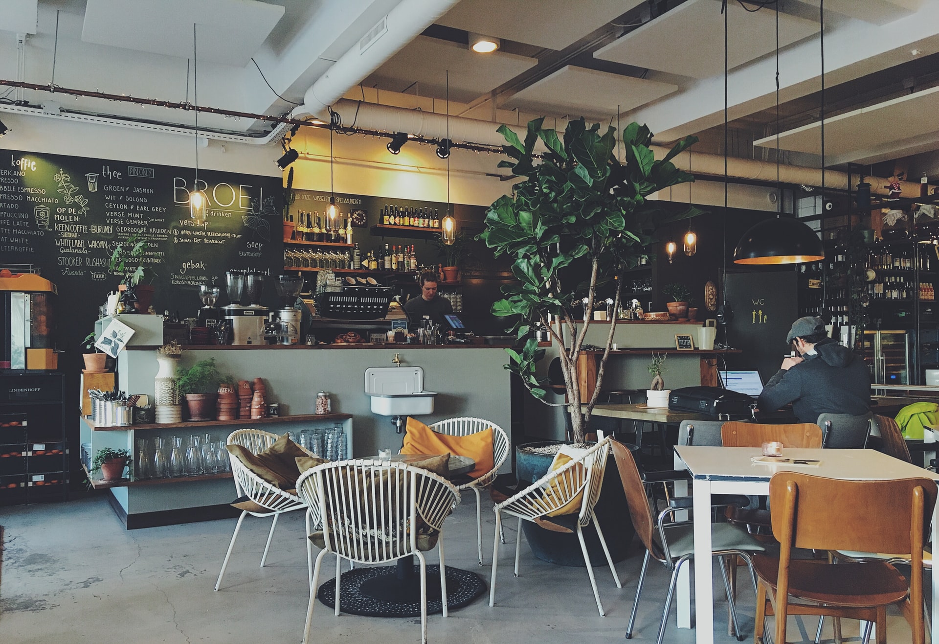 coffee shop interior