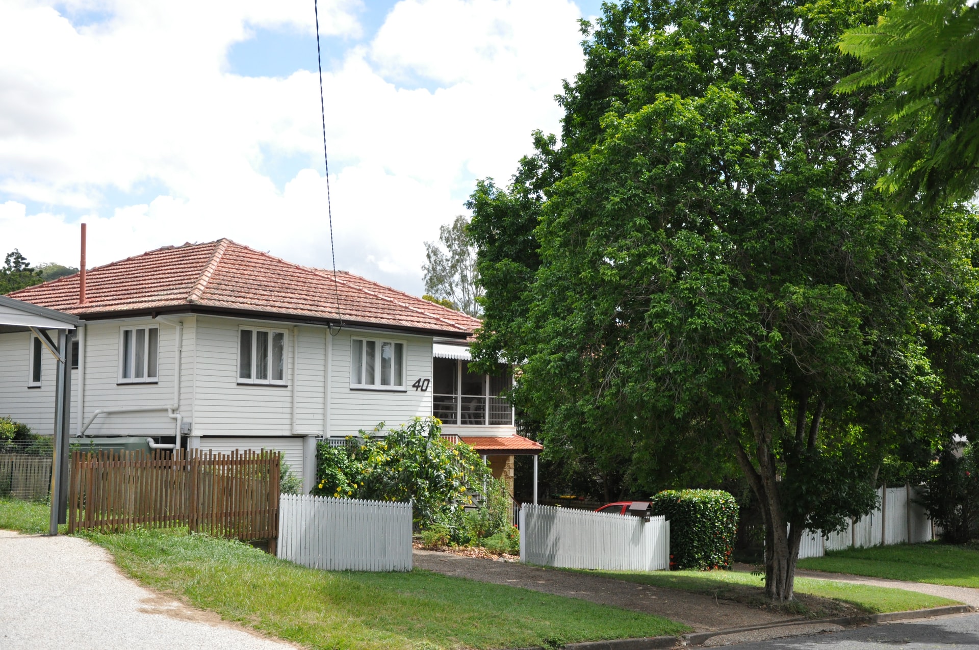 house on Australian street
