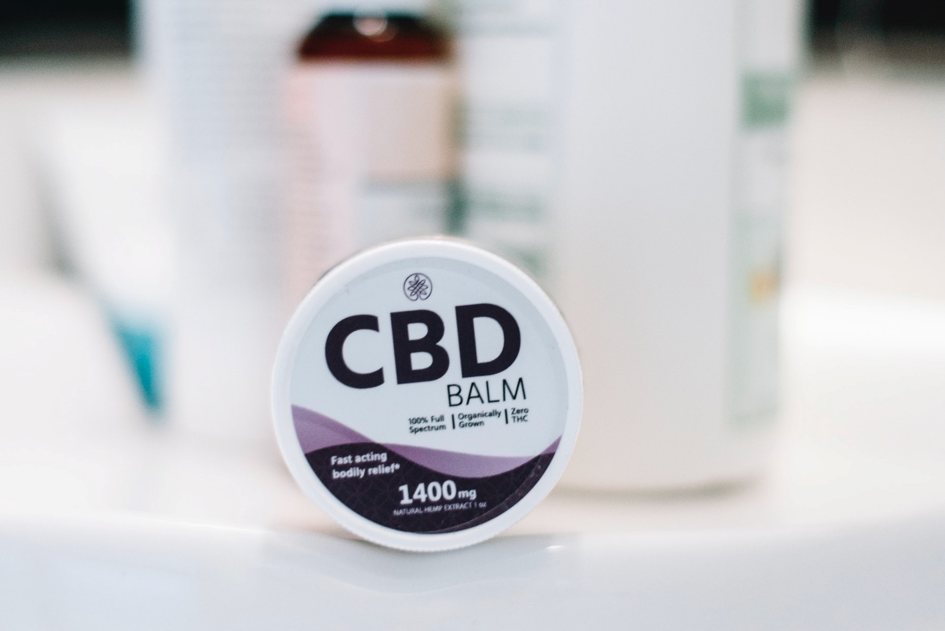 CBD balm container